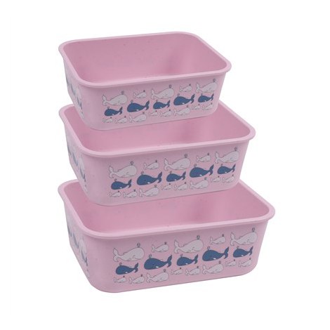 Stoneline | Awave Set of storage box | 21940 | Storage box | Capacity L | 3 pc(s) | Dishwasher proof | Rose - 2